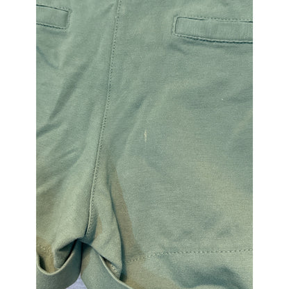 Timing Women's High-Waist Button-Up Green Shorts Size S