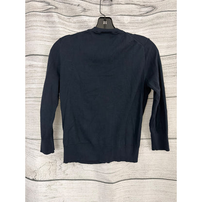 J.Crew Navy Button-Up Cardigan Sweater Size S