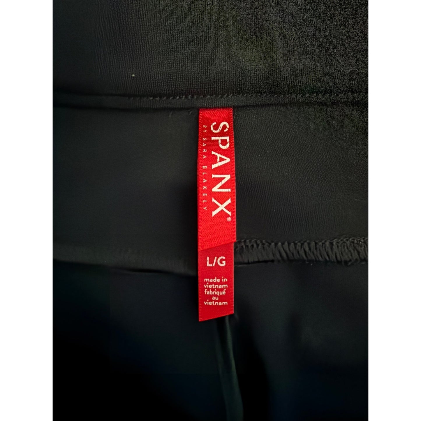 Spanx Pull on Black Slimming Leggings Pants Size L