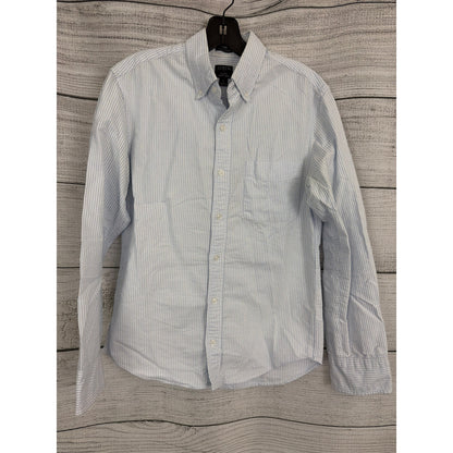Mens J.Crew Slim Untucked Flex Oxford Shirt Size S