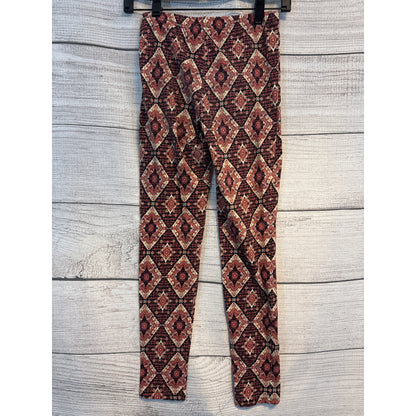 Forever 21 Women's Geometric Print Leggings Size M