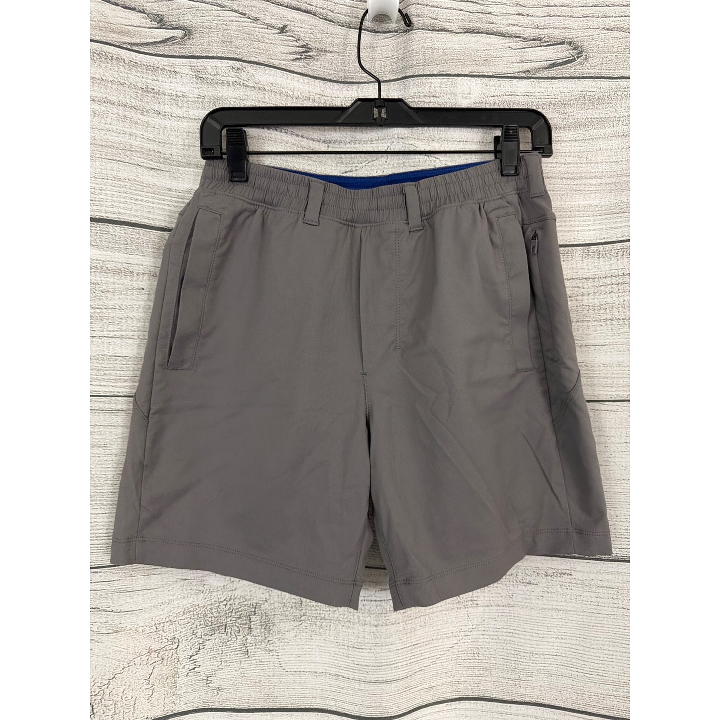 Mens Birddogs Regular Fit Gray Performance Shorts Size M