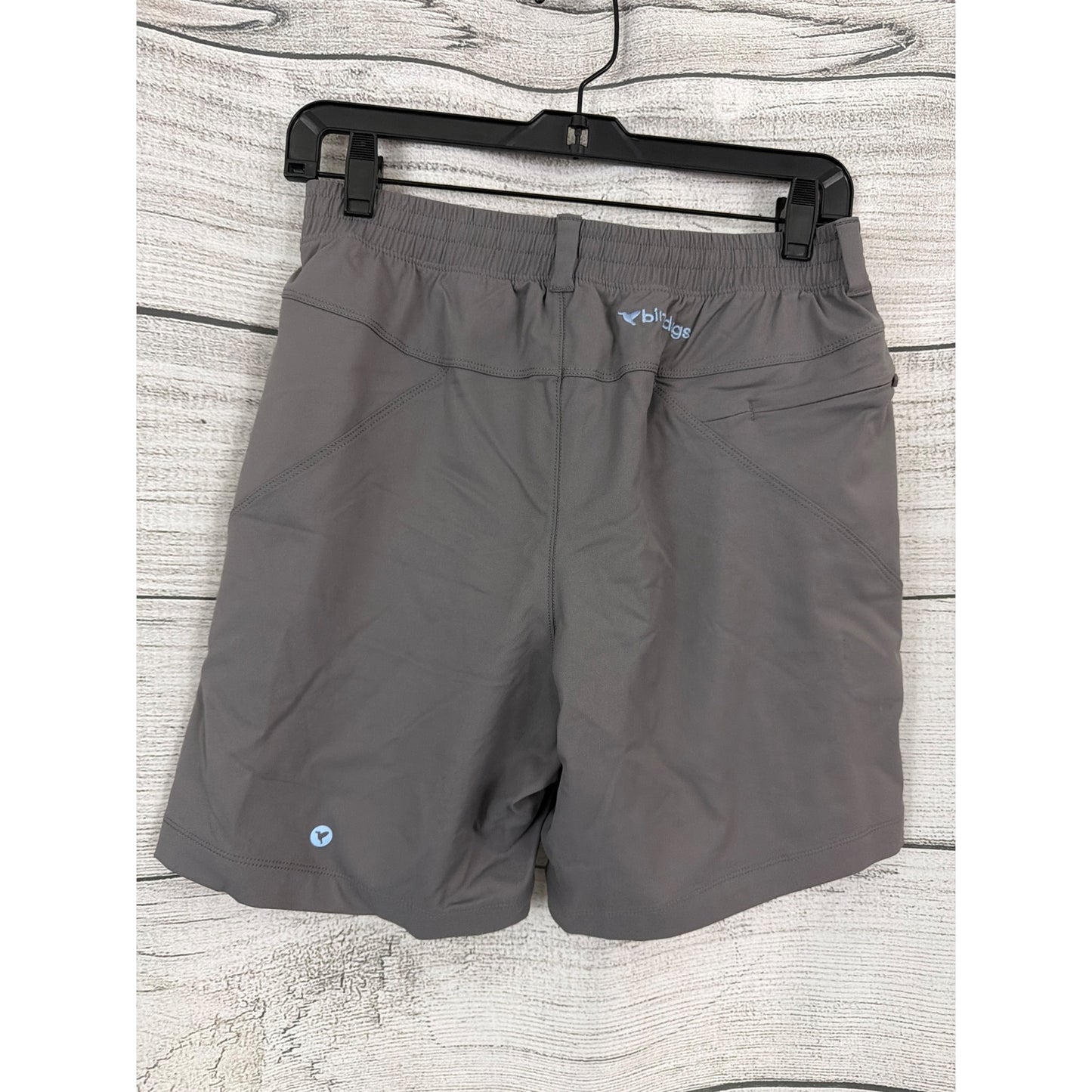 Mens Birddogs Regular Fit Gray Performance Shorts Size M