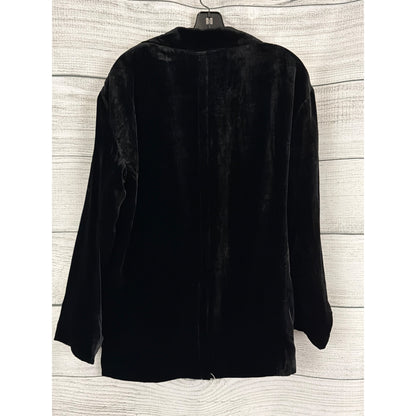 NWT Joie Black Velvet Double-Breasted Blazer Size S