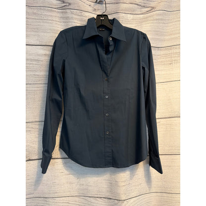 Theory Button-Up Shirt Midnight Blue Size S