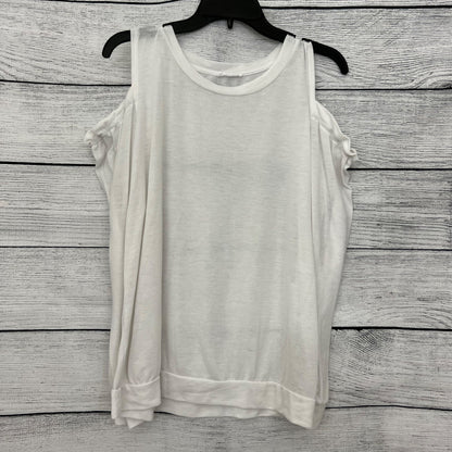 Socialite White Open Shoulder Top