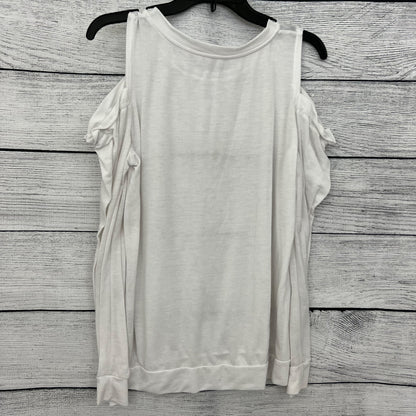 Socialite White Open Shoulder Top