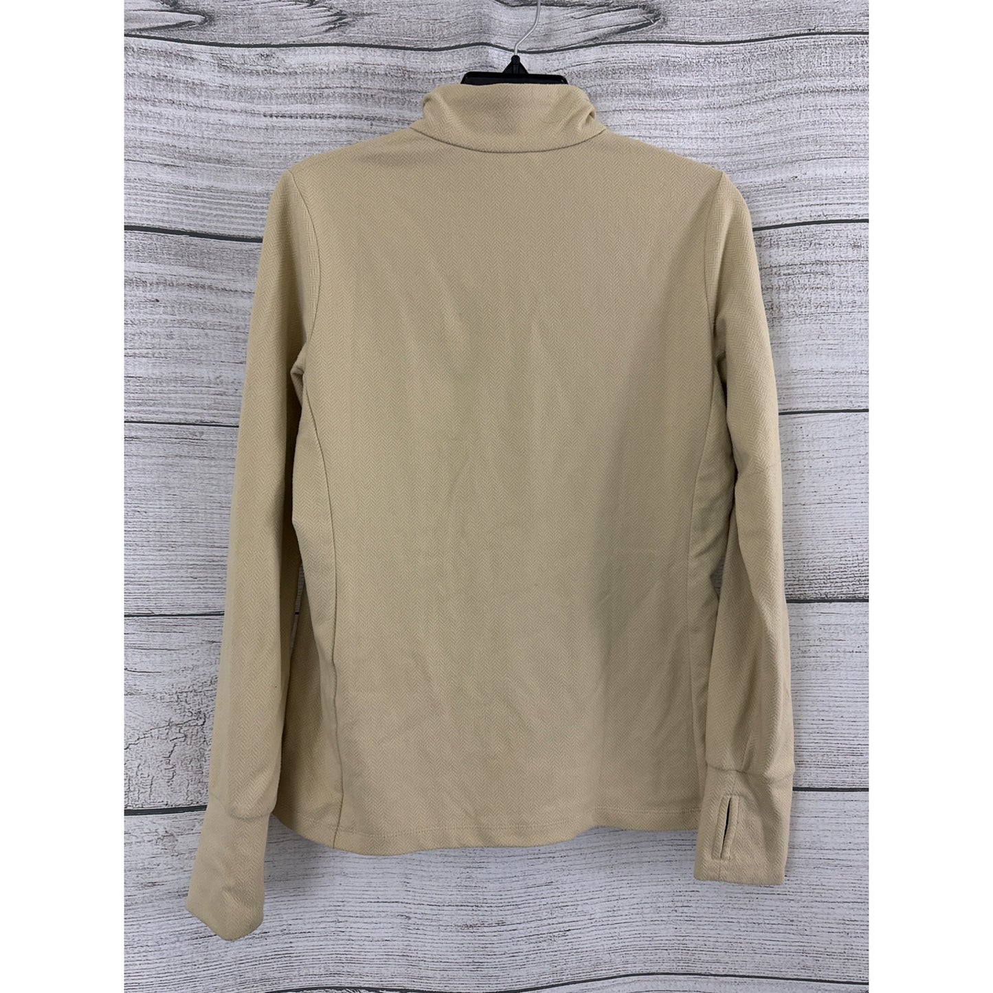 Polo Golf Beige Half-Zip Pullover Top Size S