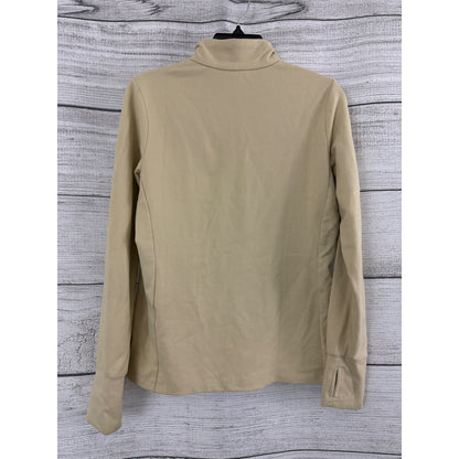Polo Golf Beige Half-Zip Pullover Top Size S