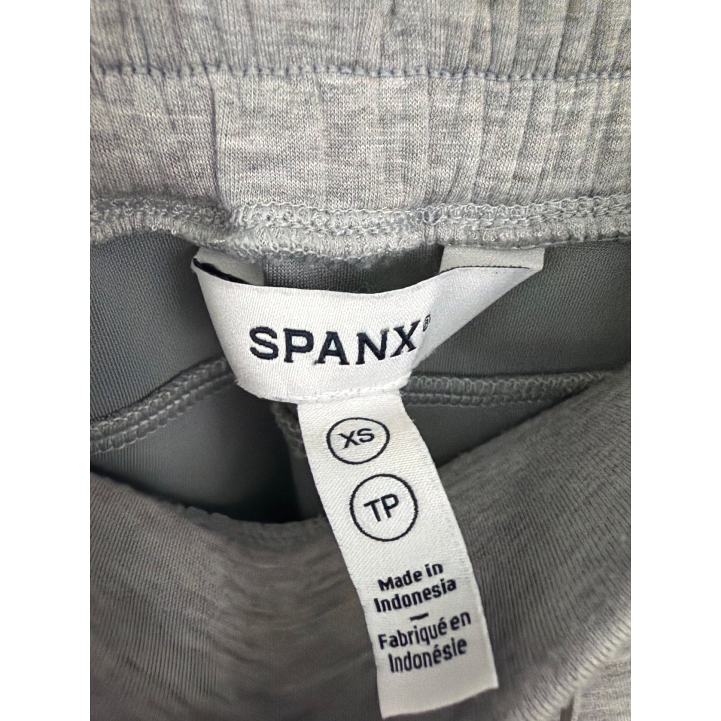 Spanx AirEssentials Gray Lounge Set Sweatshirt S & Wide-Leg Pants XS