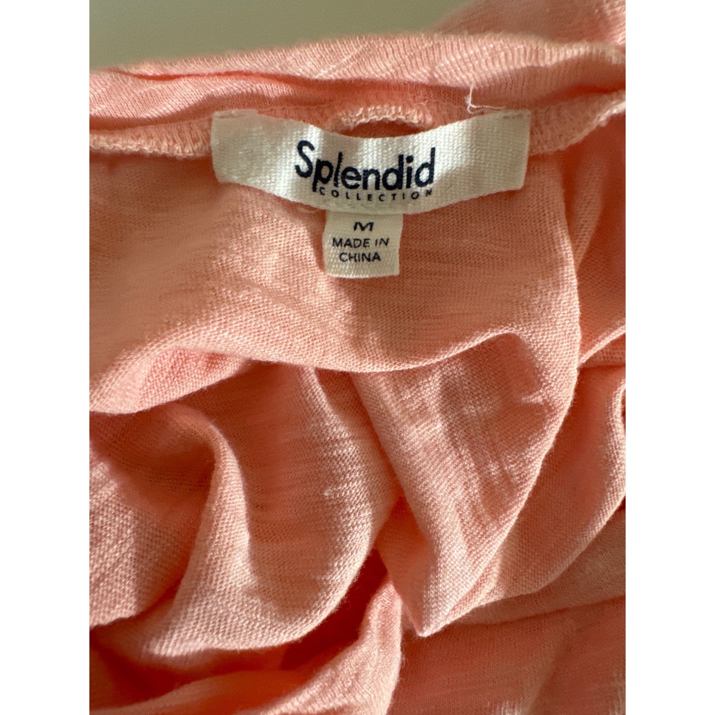 Splendid Makena Watercolor Cap Sleeve Top Size M