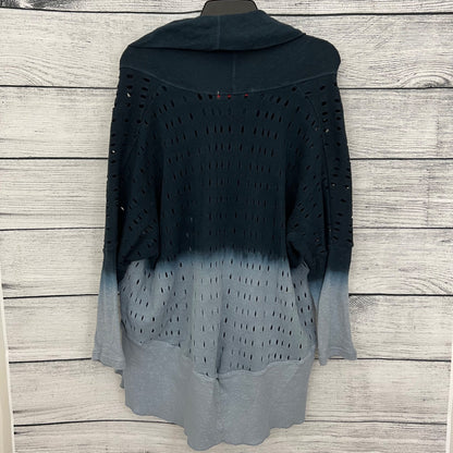 Wearables Gradient Knit Tunic With Cowl Neck & Ruffle Hem, Size S