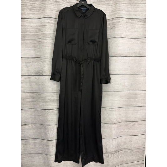 French Connection Enid Crepe 70's Jumpsuit Size L