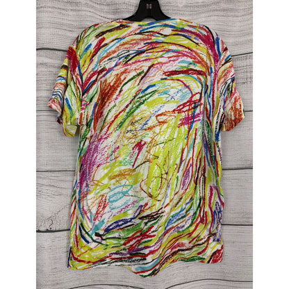Broken Crayons Still Color Graphic T-Shirt Size L