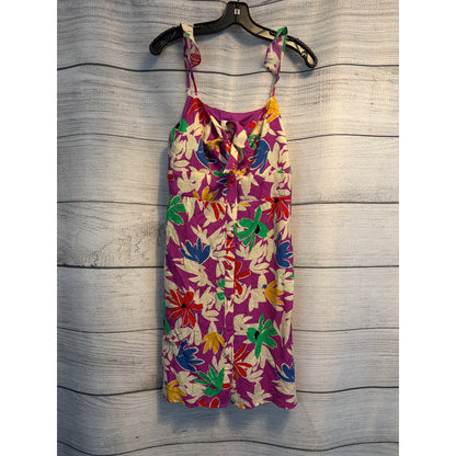 NWT Lili Sidonio Floral Purple Eva Dress Size M
