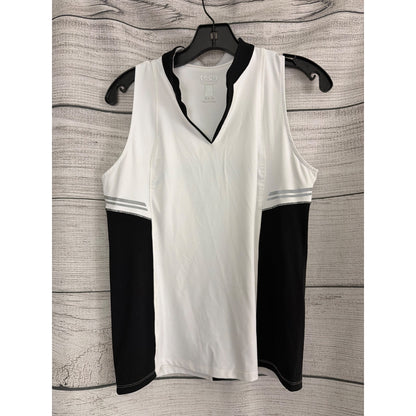 Lucky In Love High Velocity Split-back Sleeveless Golf Polo Size S