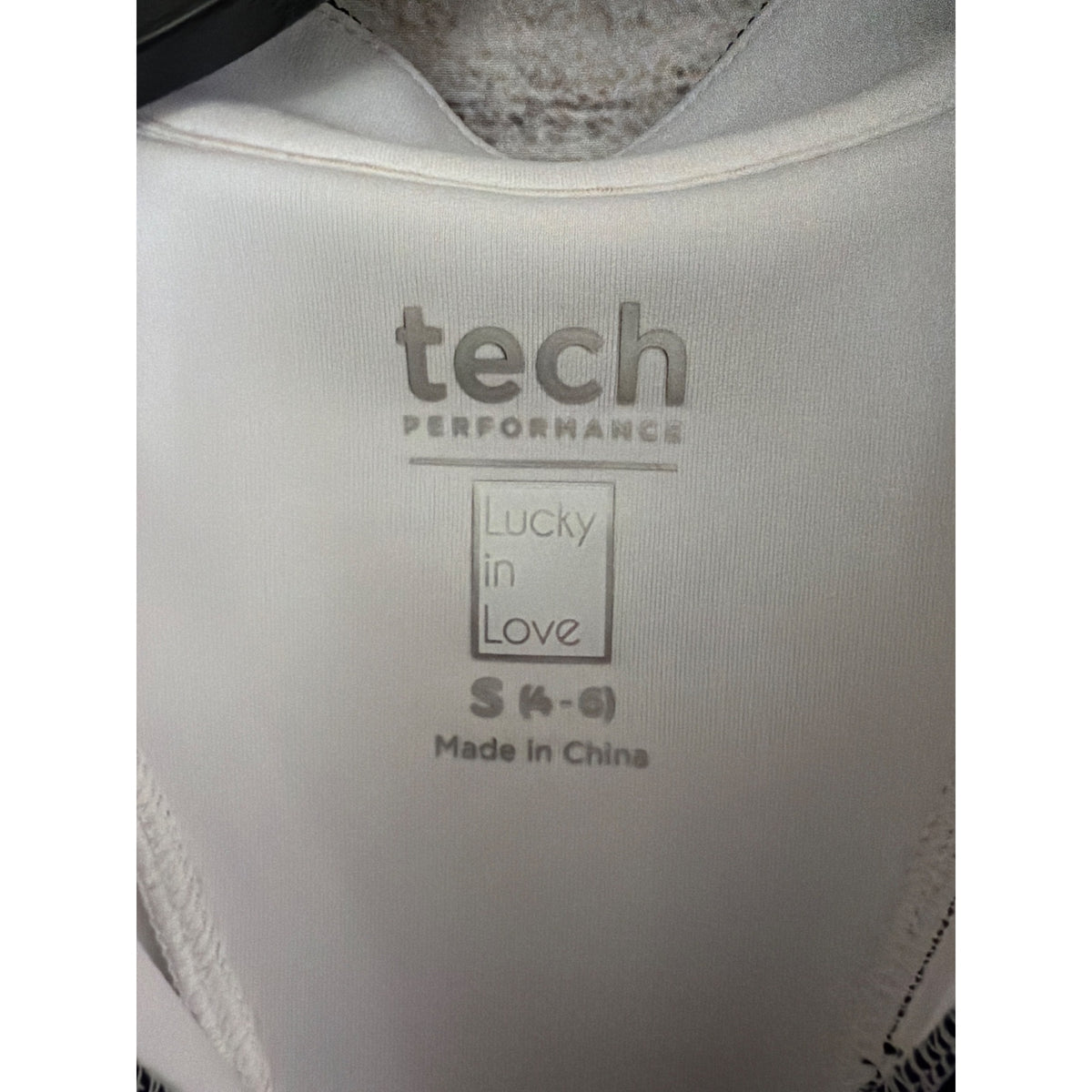 Lucky In Love High Velocity Split-back Sleeveless Golf Polo Size S