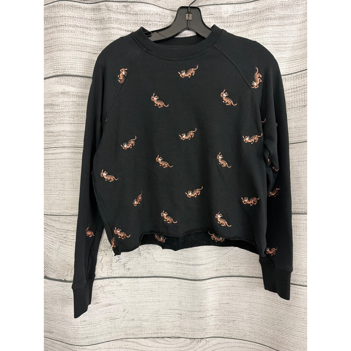 Spiritual Gangster Tiger Old School Pullover Sweatshirt Size S