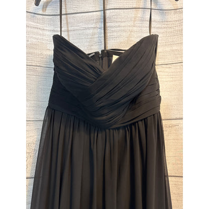 DZage Strapless Chiffon Bridesmaid Dress Size 12
