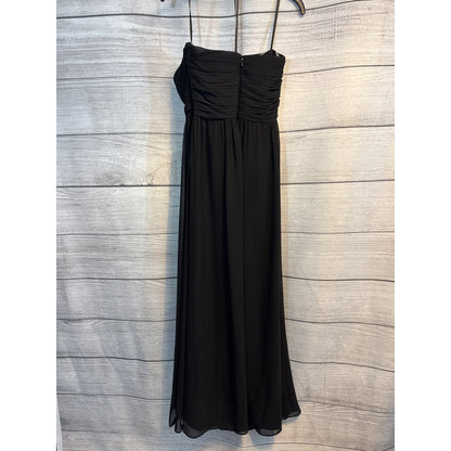 DZage Strapless Chiffon Bridesmaid Dress Size 12