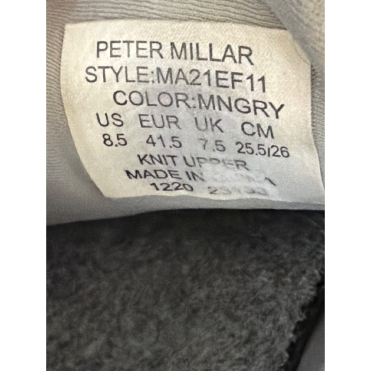 Mens Peter Millar Hyperlight Apollo Sneakers Size US 8.5