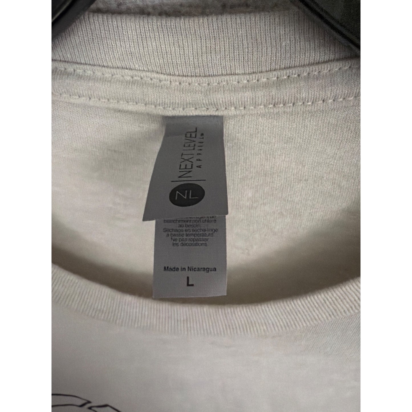 Mens Next Level CoFi Logo Beige T-Shirt Size L