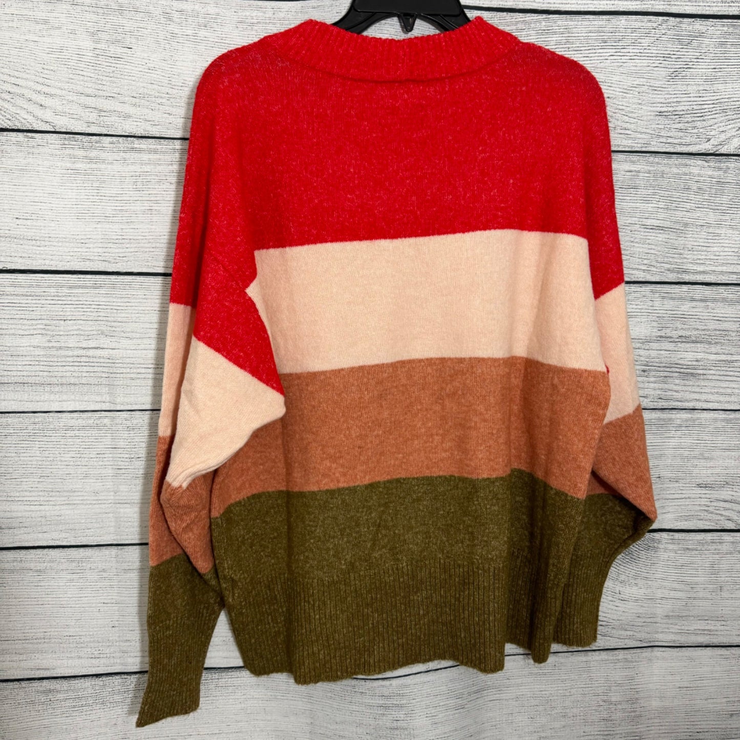 NWOT A New Day Colorful Striped Knit Sweater Size S
