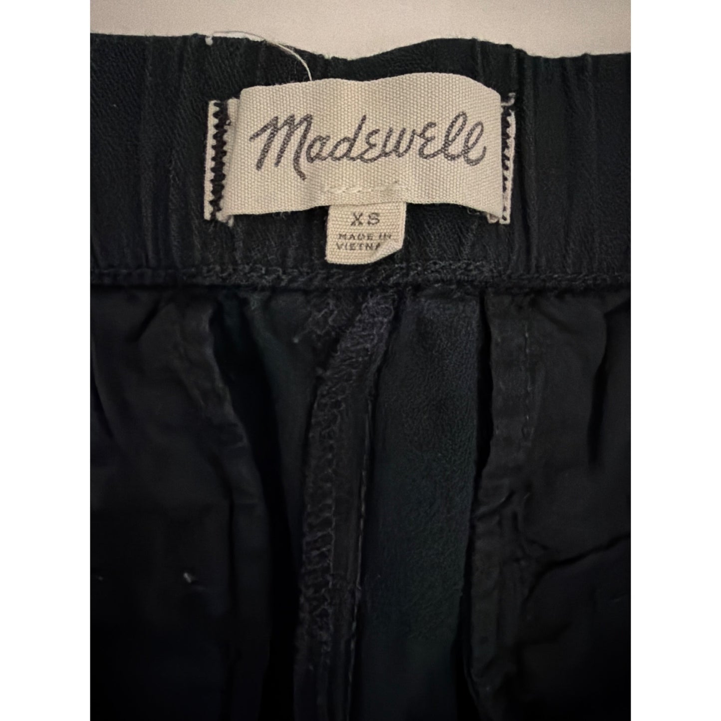 Madewell Black Pull On Shorts Size XS