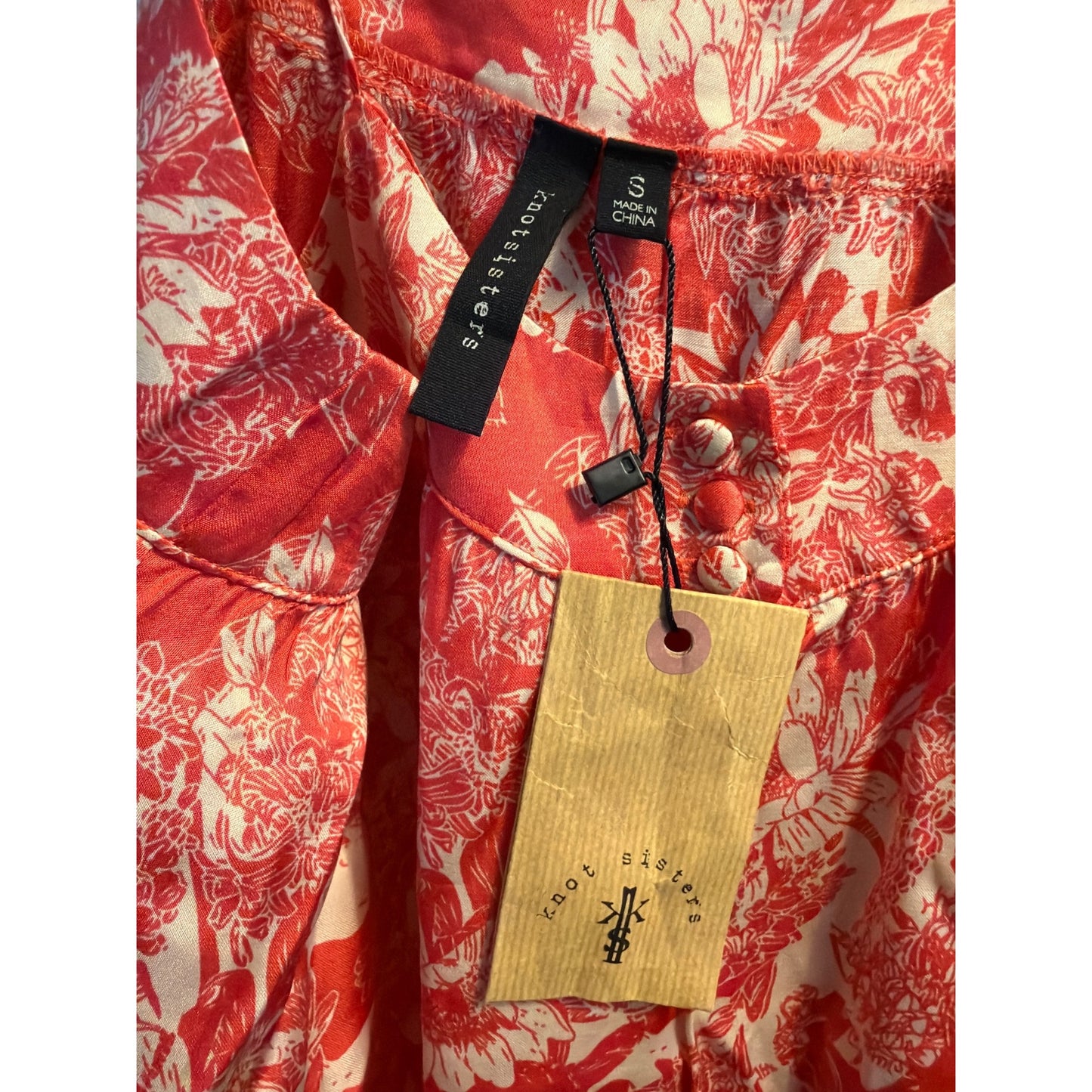 NWT Knot Sisters Gemma Dress Delilah Print S