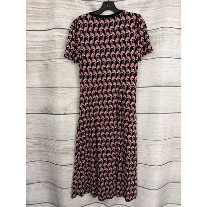 Boden Lucinda Jersey Midi Dress Flamingo Size UK 12 US 8