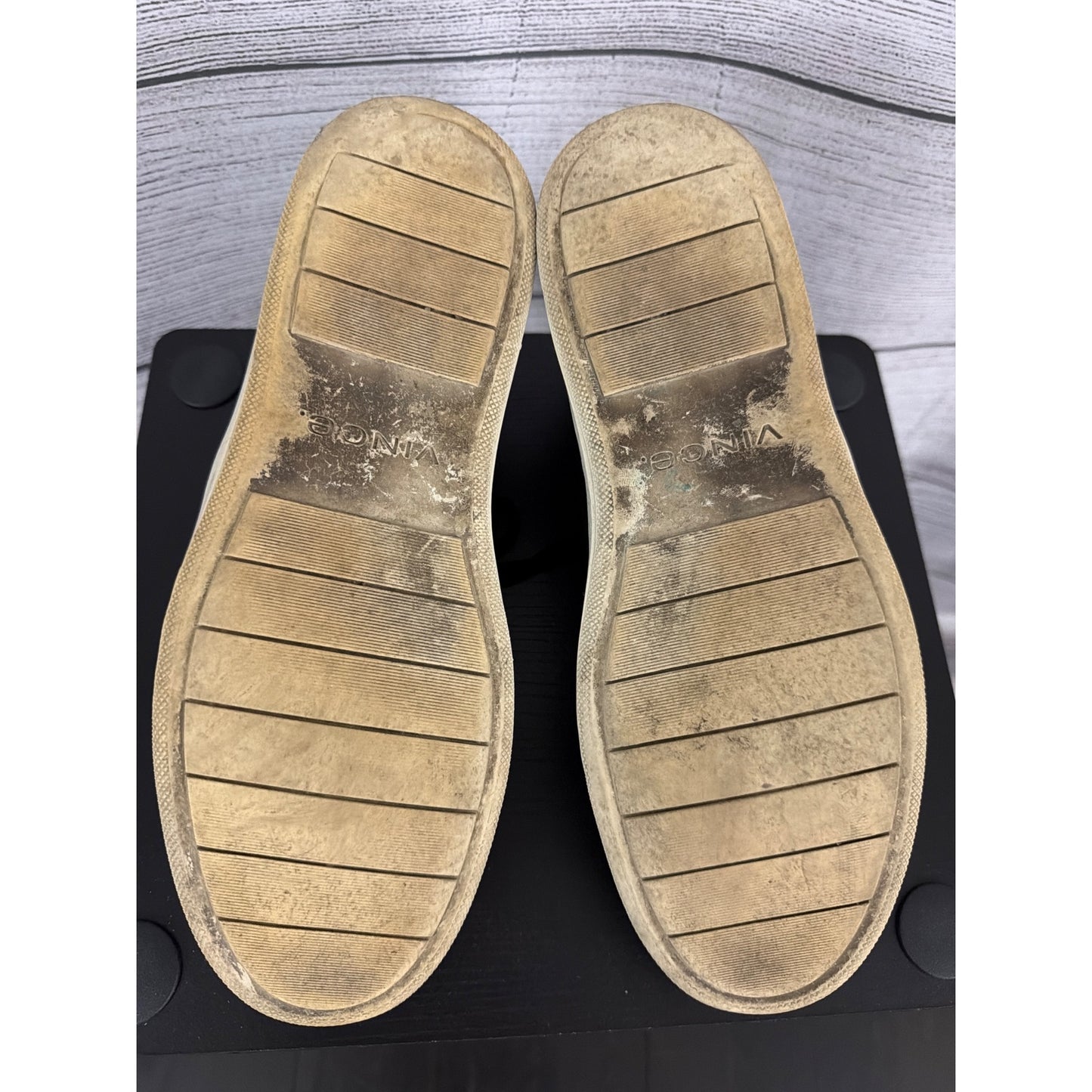 Mens Vince Leather Abe Chukka Sneakers Size 10