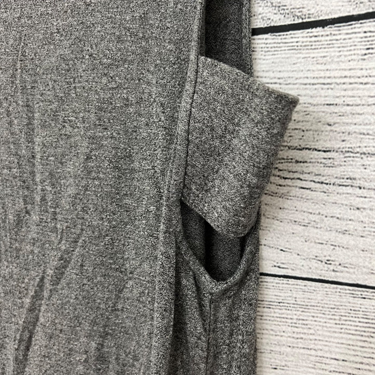 Saks Fifth Avenue Gray Sleeveless Cutout Side Top Size L