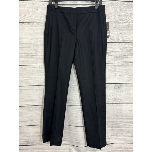 NWT Nic+Zoe Black Onyx Slim Fit Trousers, Size 8