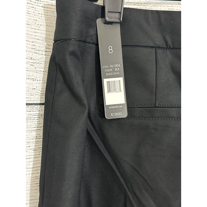 NWT Nic+Zoe Black Onyx Slim Fit Trousers, Size 8