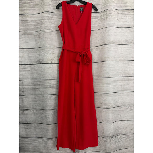 Vince Camuto Red Sleeveless Wide-Leg Jumpsuit Size 10
