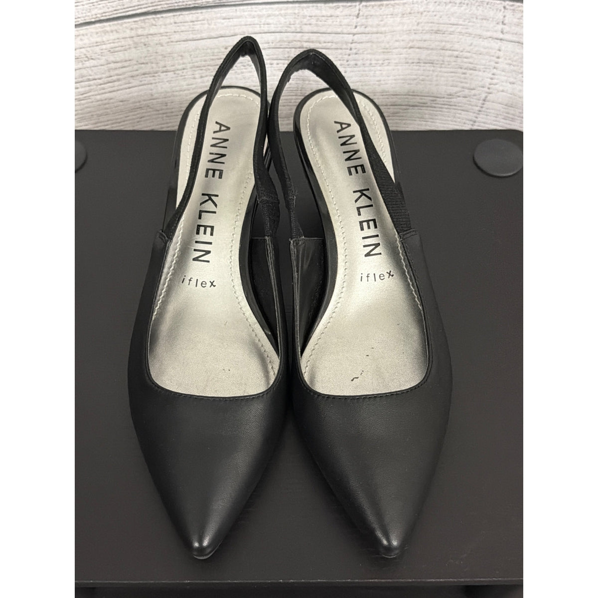Anne Klein iFlex Pointed-Toe Slingback Heels Size 7.5
