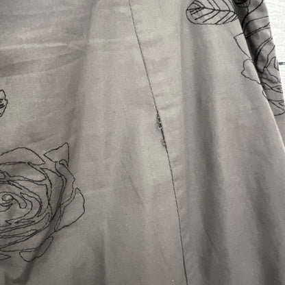 Vintage Forever 21 Floral Embroidered Midi Skirt Size L