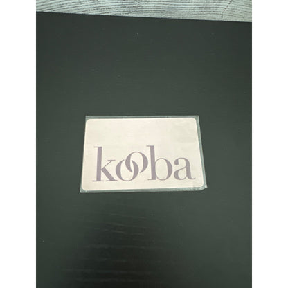 Kooba Black Leather Shoulder Bag With Adjustable Strap & Magnetic Closure