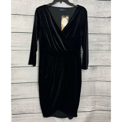 NWT InsNova Black Velvet Dress