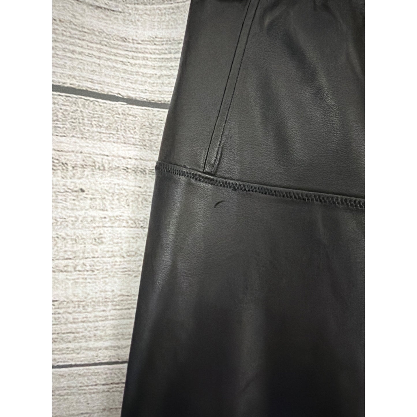 Wilfred Free Aritzia Daria Vegan Faux Leather Leggings Pants Size L