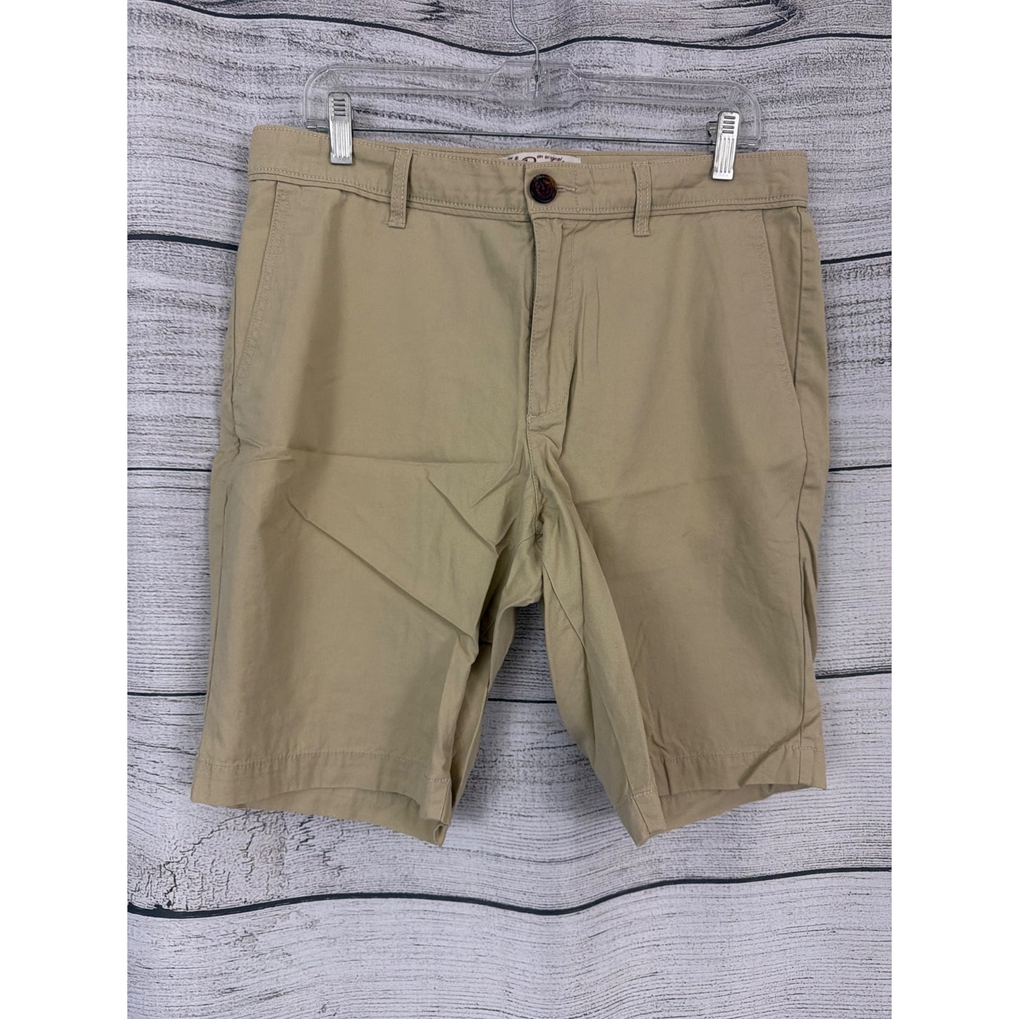 Mens An Original Penguin Khaki Chino Shorts Size 33