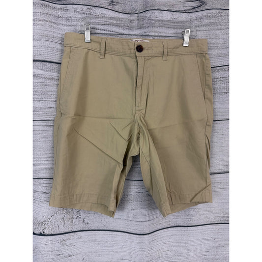 Mens An Original Penguin Khaki Chino Shorts Size 33