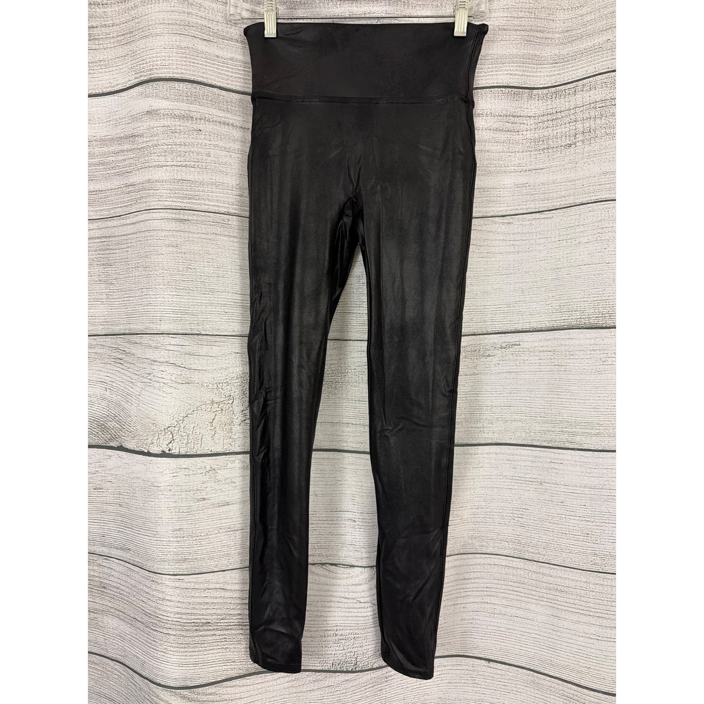 Spanx Faux Leather Leggings High-Waisted Size M