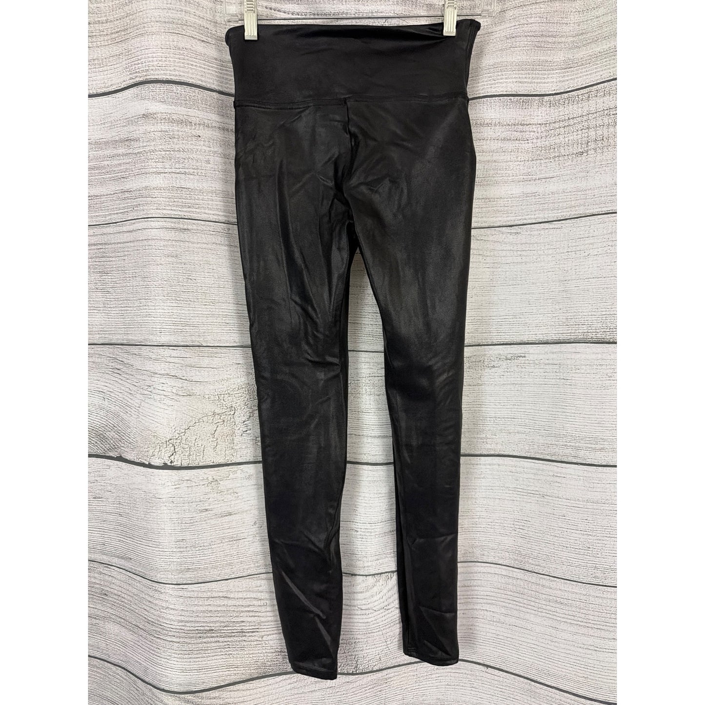 Spanx Faux Leather Leggings High-Waisted Size M