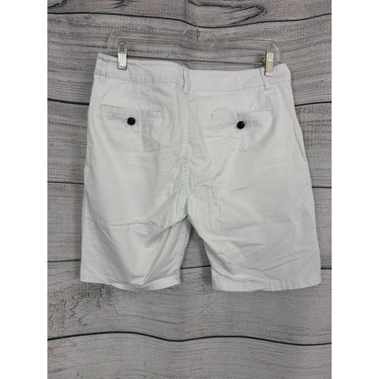 Mens ASOS White Chino Shorts W30