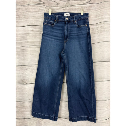 Paige Anessa Wide Leg Crop Jeans Size 31
