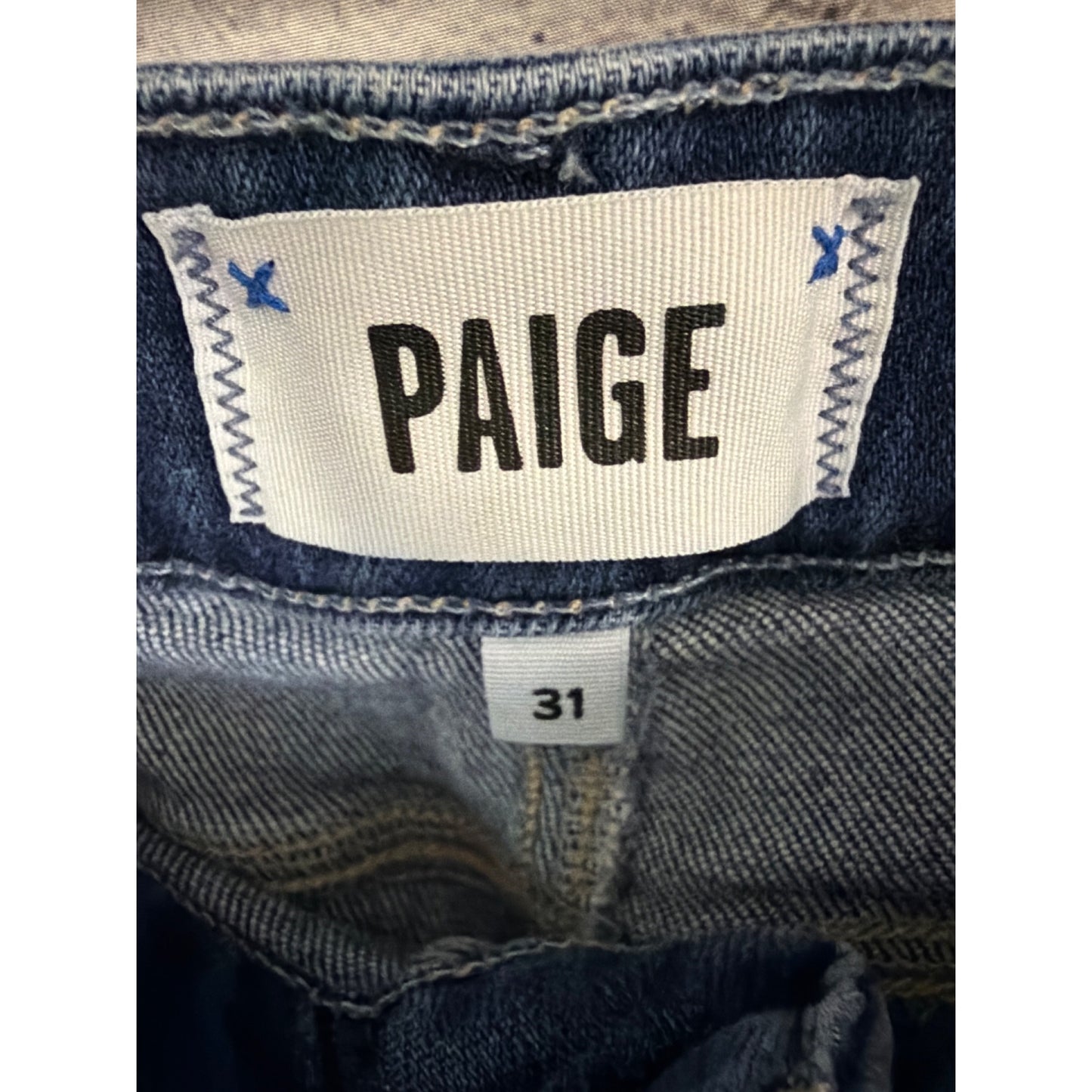 Paige Anessa Wide Leg Crop Jeans Size 31