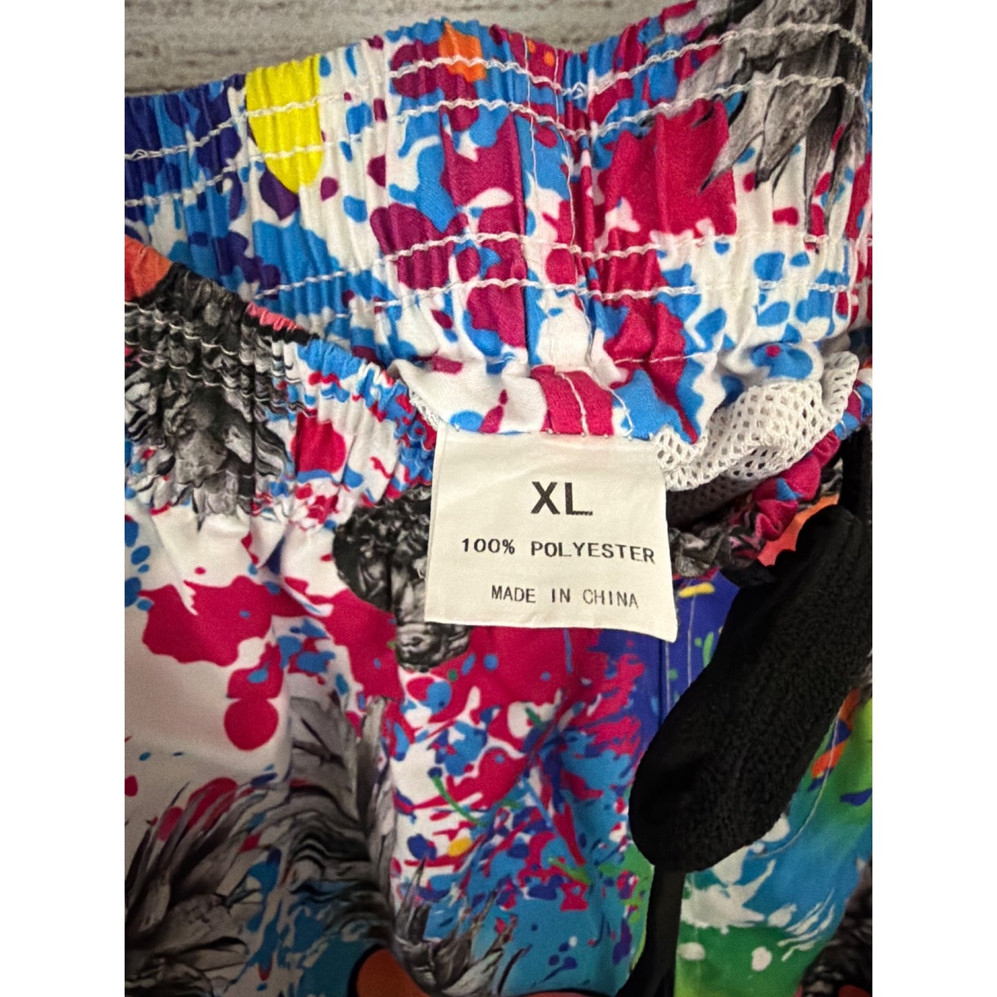 Mens Goodstoworld Colorful Pineapple Print Shirt XXL & Shorts XL Set