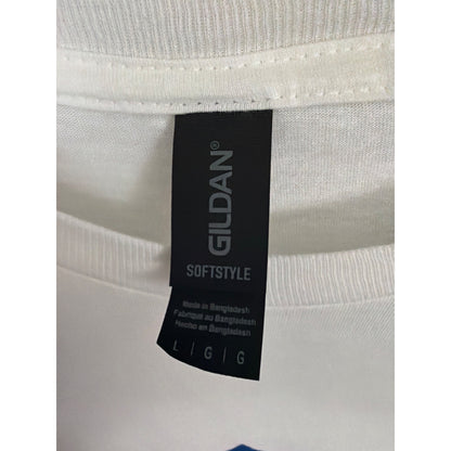 Mens NWOT NFL 2024 London Games Gildan White T-Shirt Size L