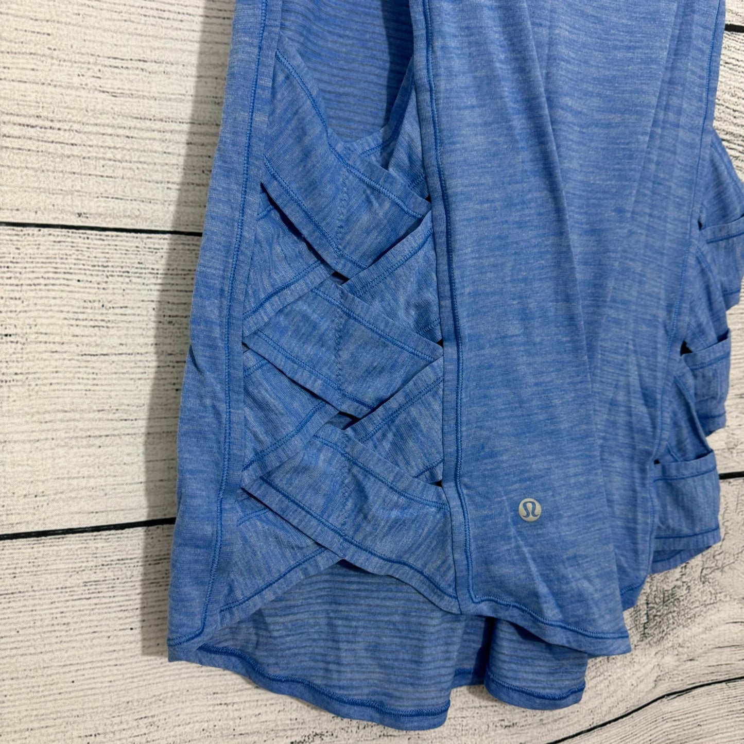 Lululemon Var-City Muscle Tank Heathered Hero Blue
